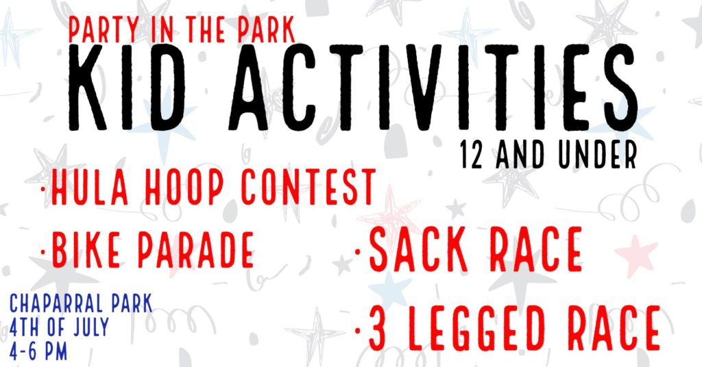 Kid Activities flyer