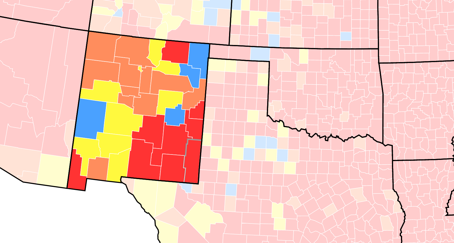 NM COVID-19 Transmission Rate by County