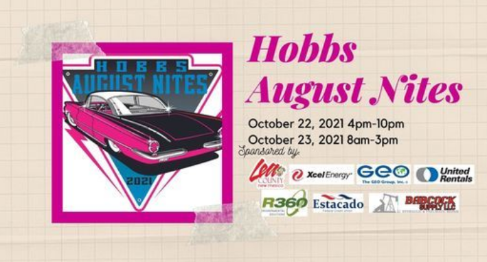 Hobbs August Nites banner