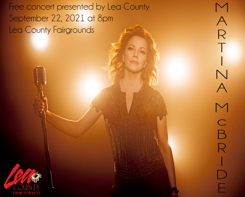 Martina McBride Lea County Fair Grounds poster