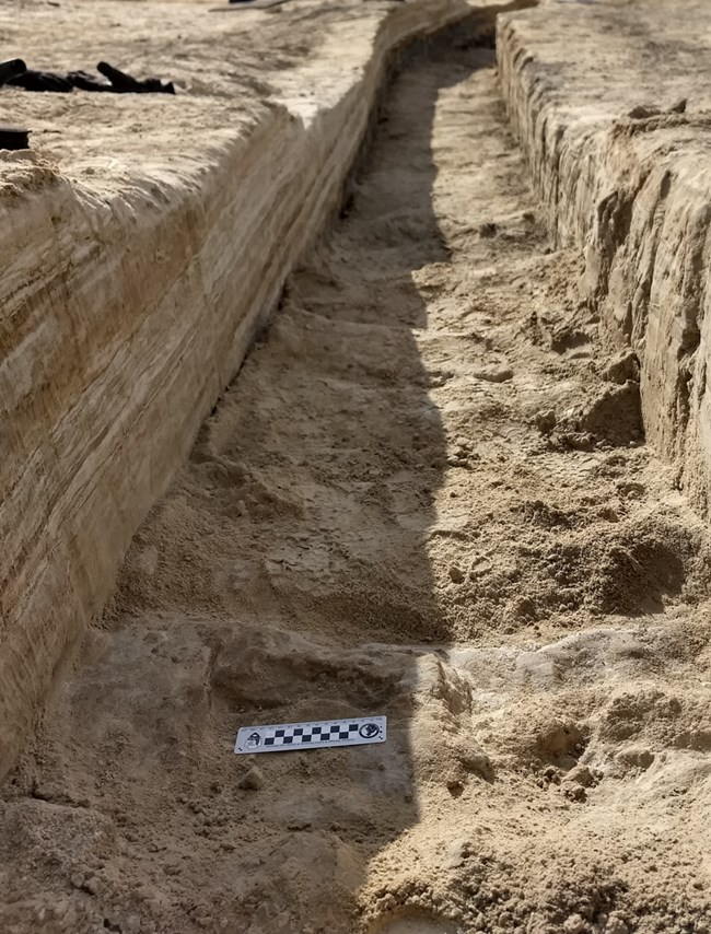 Archaeological dig at White Sands National Park