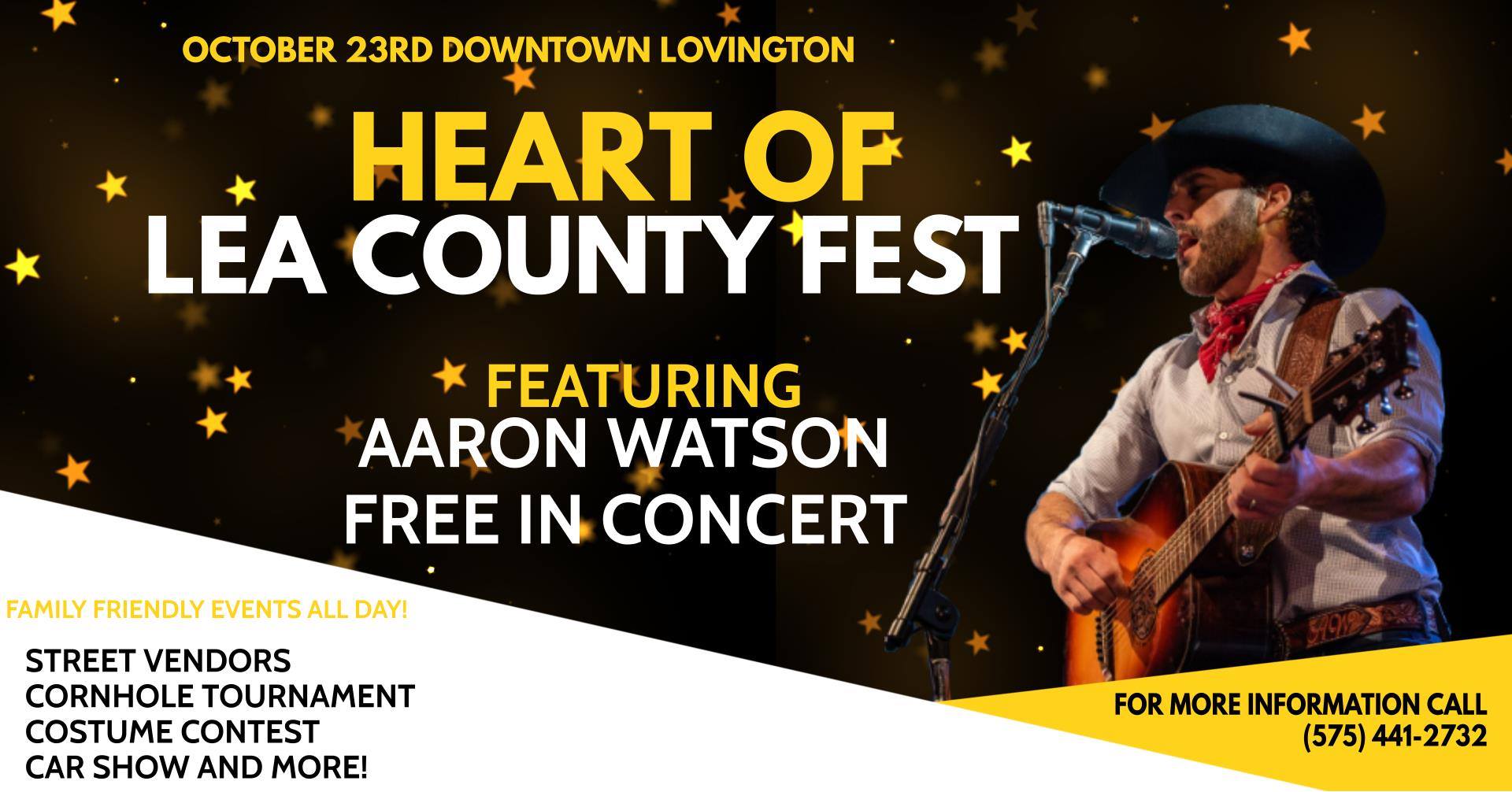 Heart of Lea County Fest banner