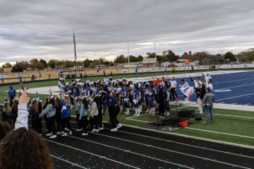 Lovington Wildcats celebrating 2021 state championship win