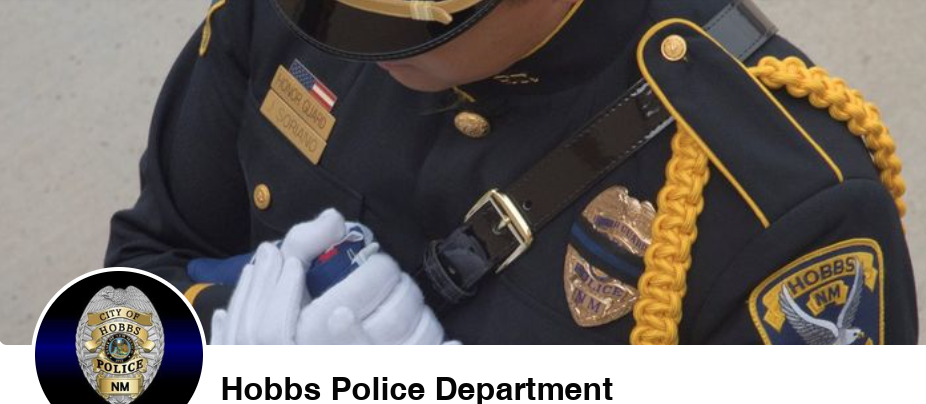 Hobbs Police Facebook Page